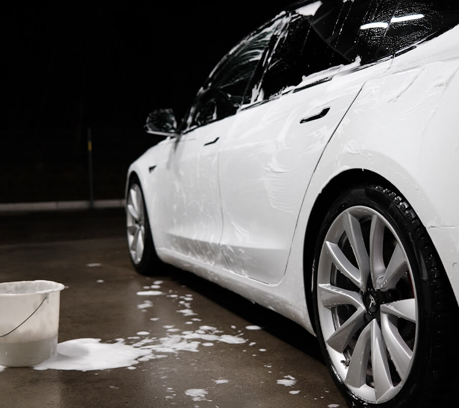 Tesla Model 3 Car Wash