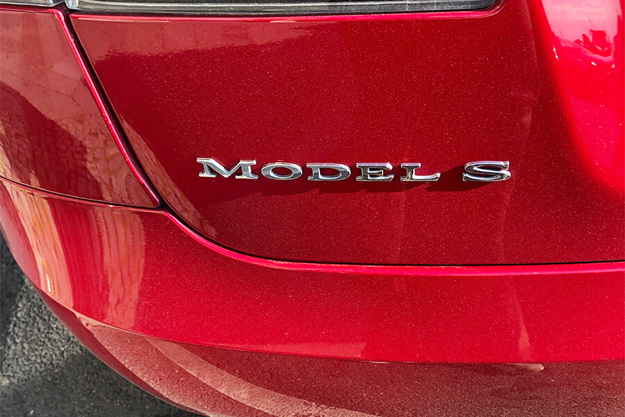 Tesla Model S Badge